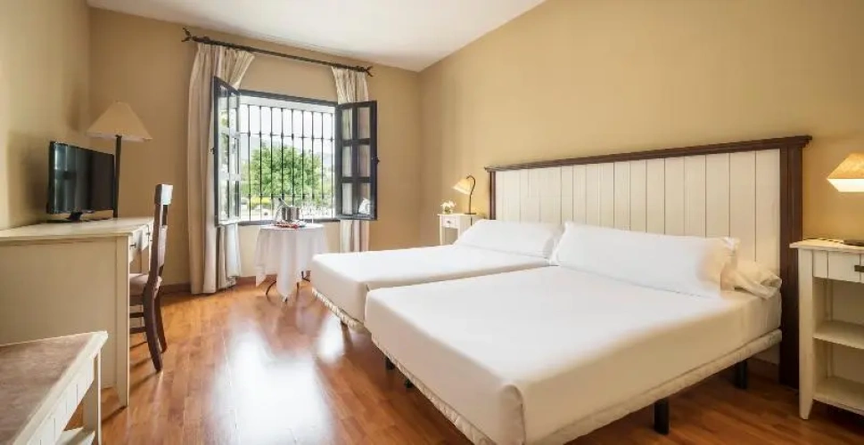 Double room with pool view