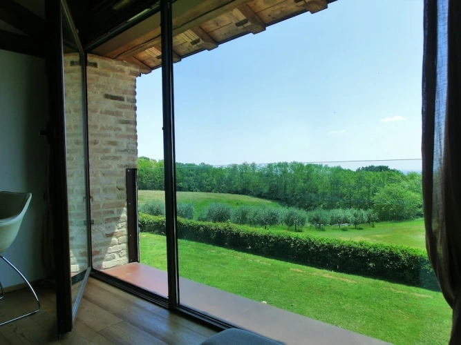 Junior Suite with balcony and with garden view