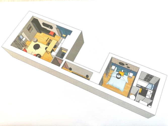 1 Bedroom Double Apartment