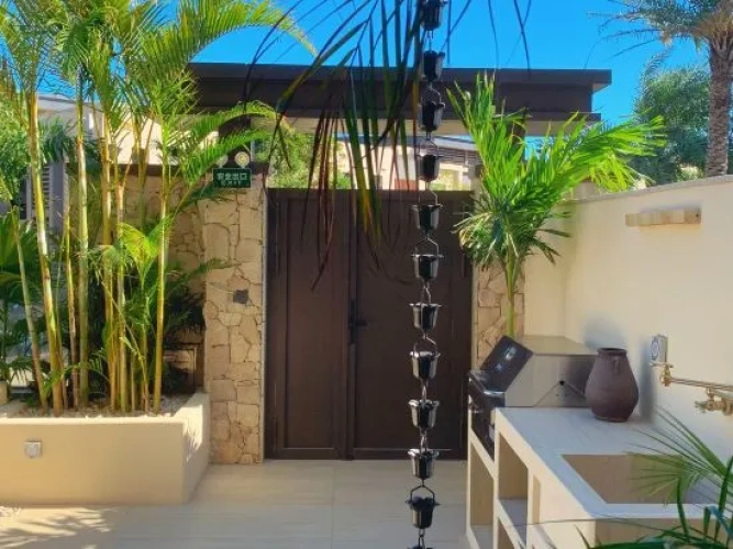 Outside