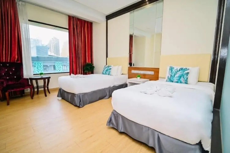 Deluxe Twin room with city view