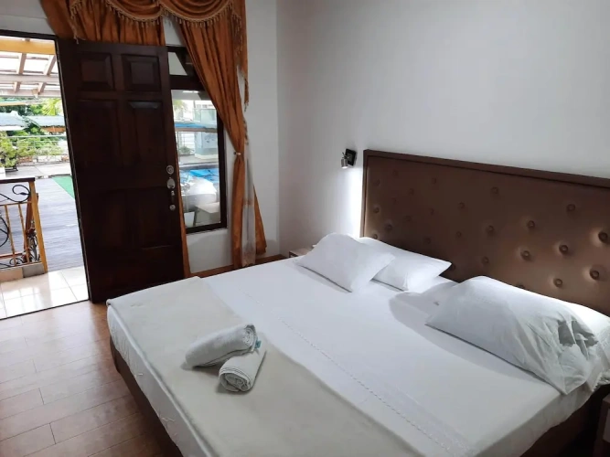 Superior Double room with balcony and with pool view