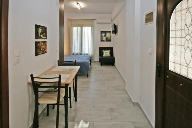 Studio with balcony