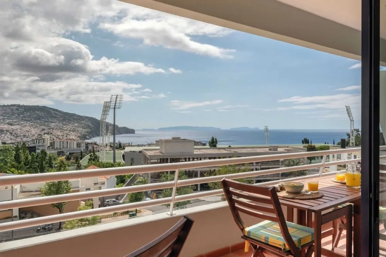 Double Apartment with balcony and with sea view