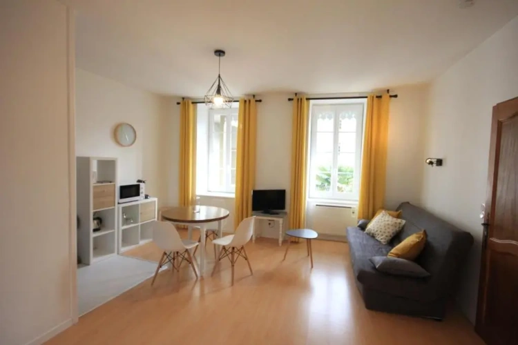 Studio with balcony