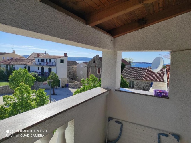 Apartment with balcony and with view