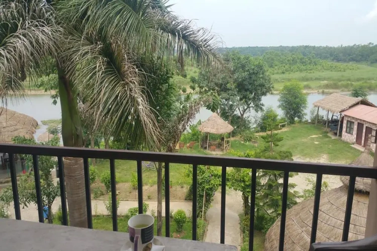 Standard Twin room with balcony and with view
