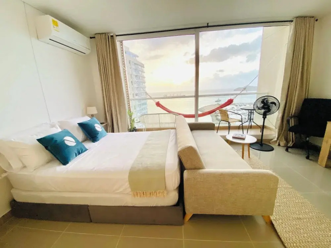 Blue loft ocean view