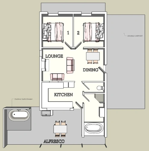 2 Bedrooms Cottage