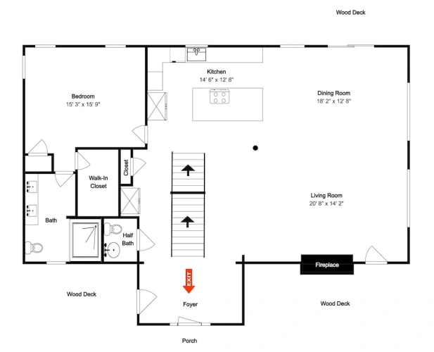 5 Bedrooms Cottage