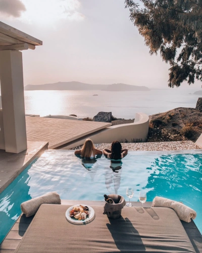 Suite with sunset view