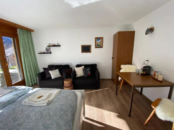 Haus Alpalin - 2 adjacent studios 'Mischabel', cosy, central, 4p