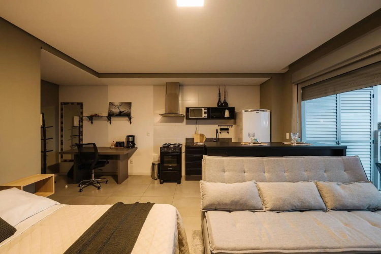 studio 405a Studio Novo, Central, Moderno e C Garagem