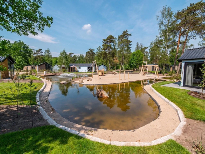 Nice Chalet in a Holiday Park