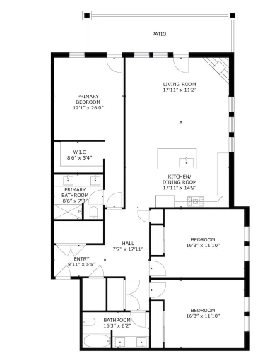 3 Bedrooms Standard room