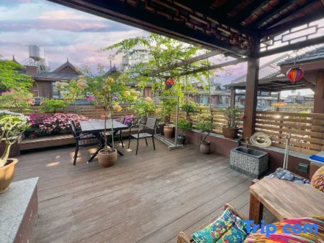 Outside