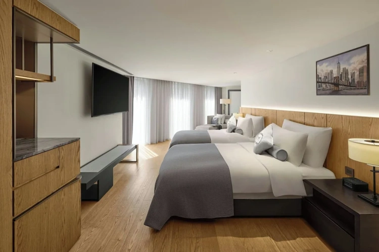 Deluxe Twin room with city view