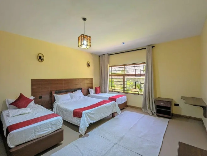 Luxury Double room with balcony and with land view