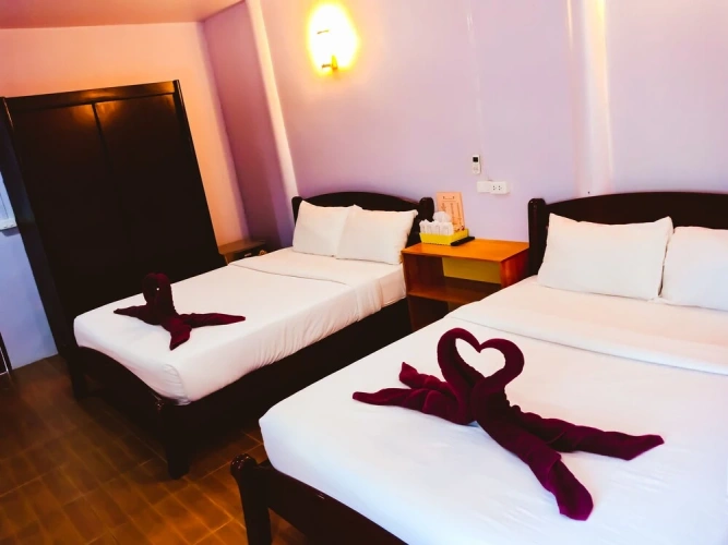 Standard Quadruple room with balcony