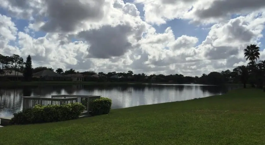 Outside