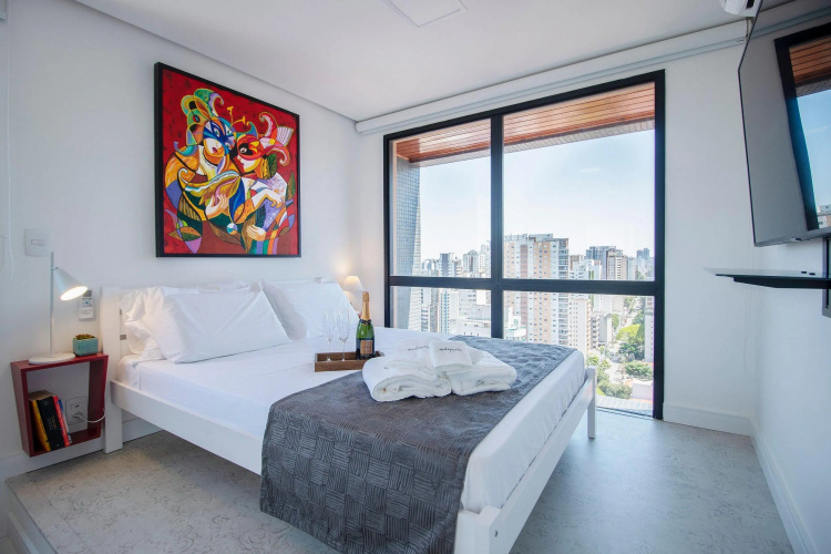 Duplex Em Pinheiros Com Vista Incrível, Piscina, Ac