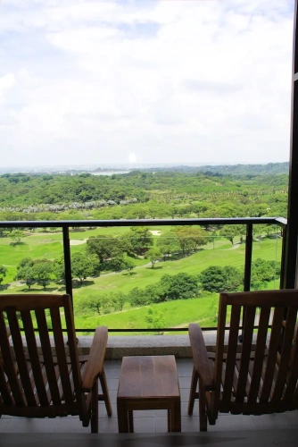 Superior Twin room with balcony and with golf view