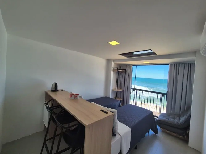 Deluxe Triple room with balcony and with sea view