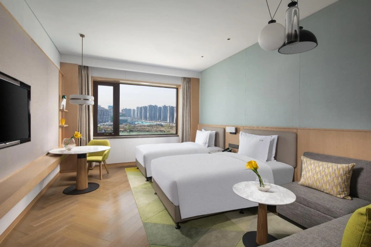 Standard Twin room with city view