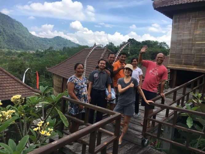1 Bedroom Deluxe Double Villa with balcony and with mountain view