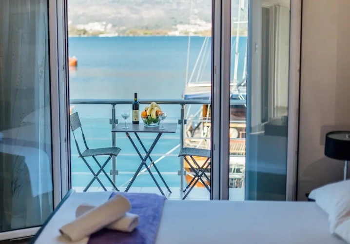 Double Studio with balcony and with sea view