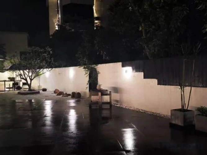 Outside