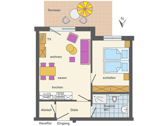 Villa Carpe Diem - Wohnung 2