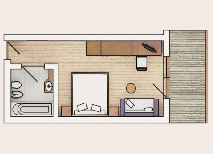 Superior Double room with balcony