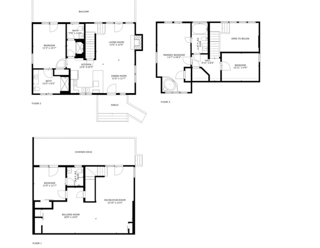 4 Bedrooms Cottage with balcony