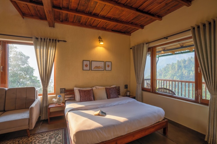 Luxury Quadruple room with mountain view
