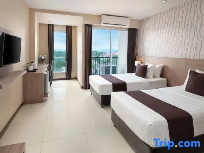 Standard Twin room with city view