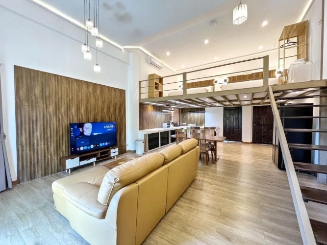1 Bedroom Apartment with balcony and with garden view