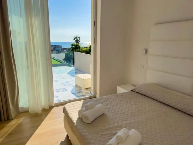 Standard Double room with balcony and with sea view