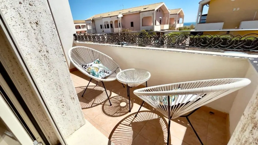 Standard Double room with balcony and with sea view