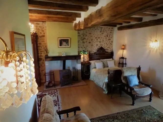 1 Bedroom Luxury Quadruple room with balcony and with garden view