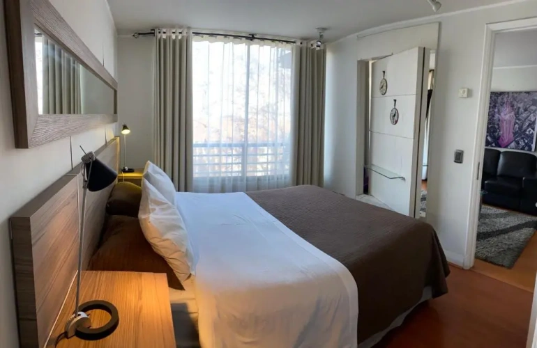 Apartment with balcony and with view
