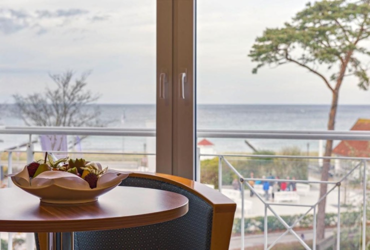 Deluxe Double room with balcony and with sea view