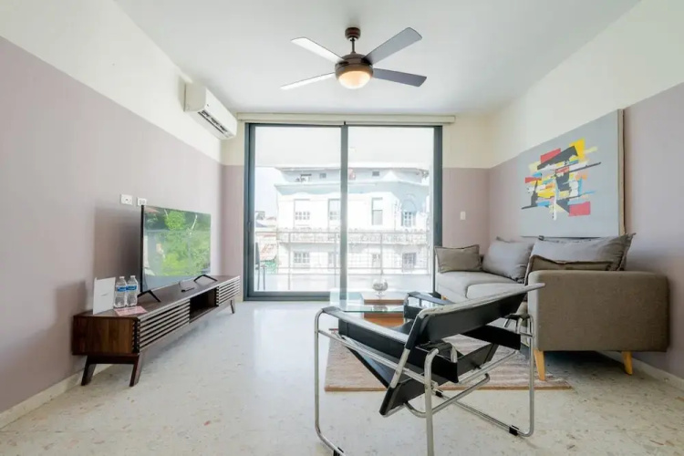 w Bright 1BR in Casco Antiguo