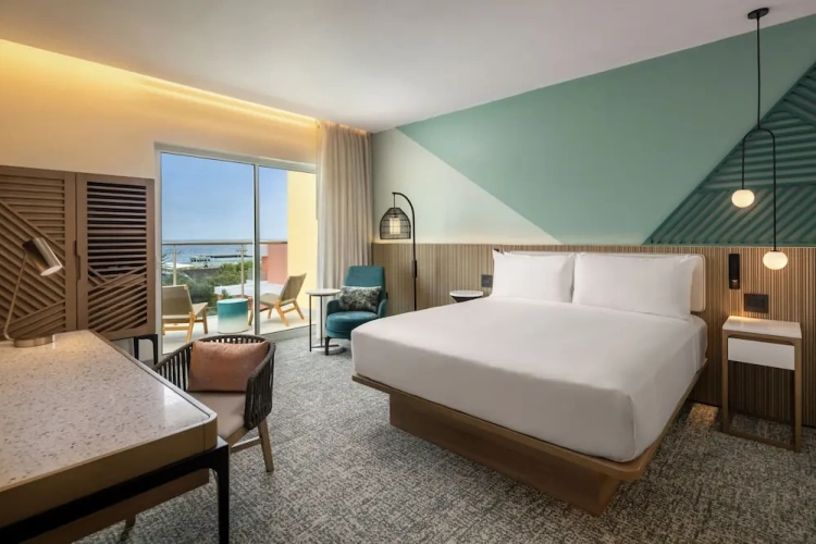 Superior Double room with balcony and with pool view