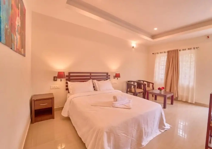 Standard Family room with balcony and with garden view