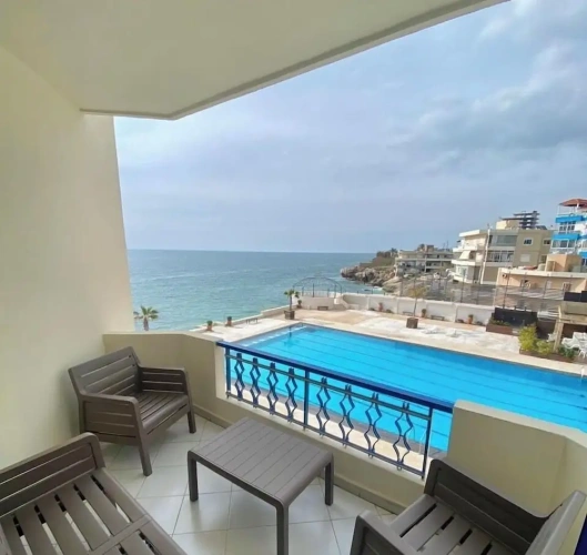 Family Suite with balcony and with sea view
