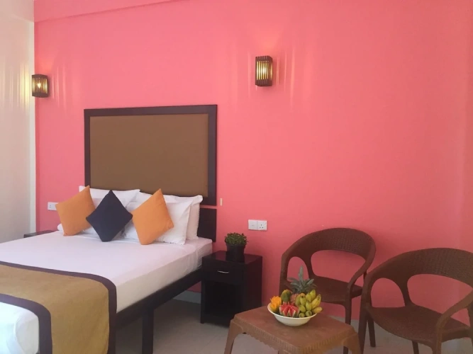 1 Bedroom Standard Double Basement room with garden view