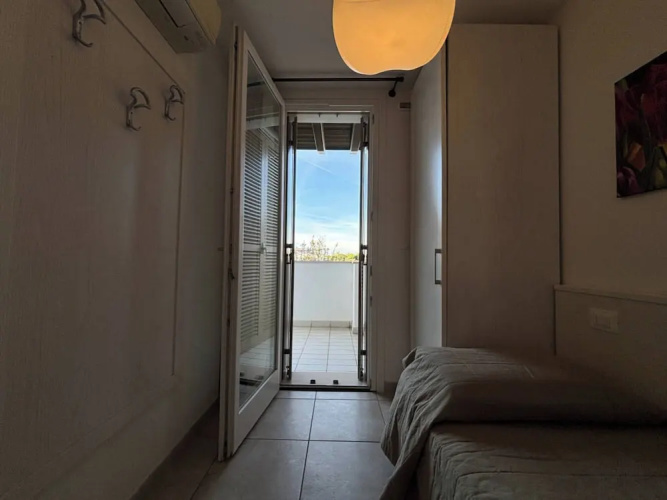 Flat With Swimming Pool and Balcony