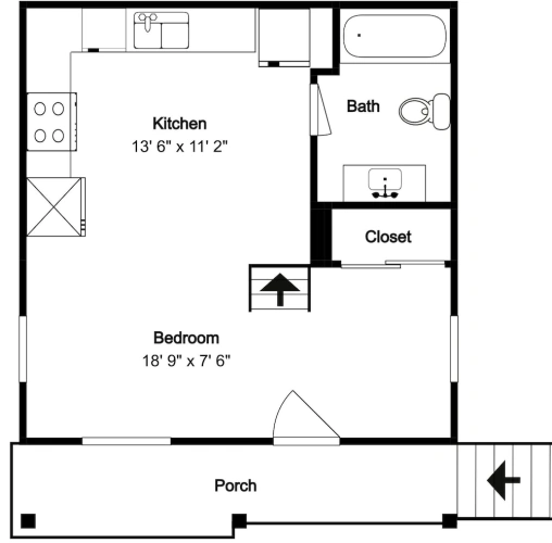 1 Bedroom Cottage
