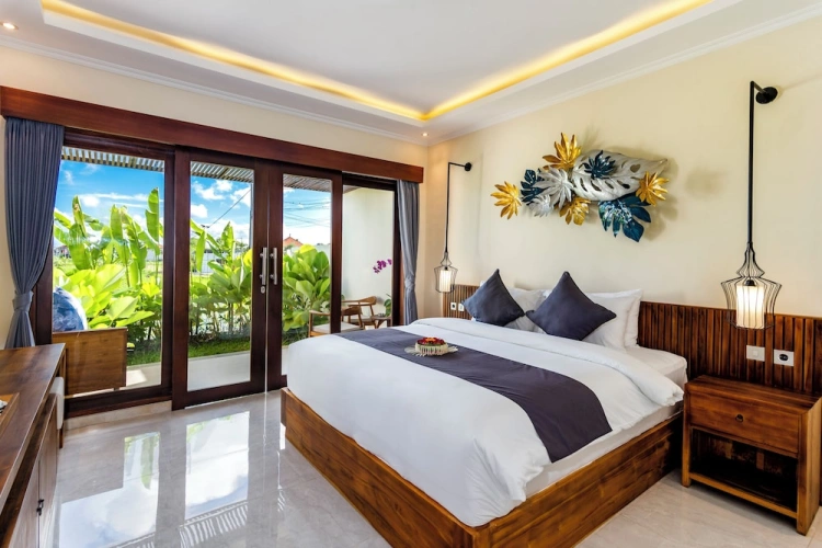 Standard Double room with balcony and with garden view